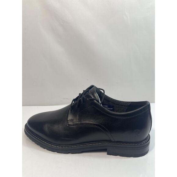 Rockport Cedric Shoes Men\'s Size 8 Black Leather Water Resistant Derby New Box main image 12